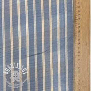 Tissu double gaze/mousseline DOUBLE SIDED Summer Check