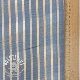 Tissu double gaze/mousseline DOUBLE SIDED Summer Check