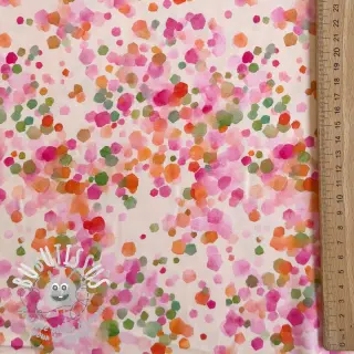Viscose SATIN Dots digital print