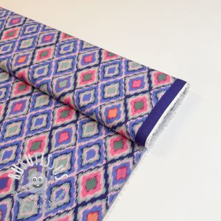 Viscose RADIANCE Abstract purple digital print