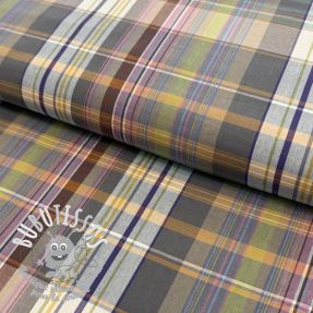 Tissu coton YARN DYED Check Nina multi