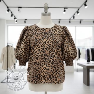 Tissu coton VISCOSE Animal skin digital print