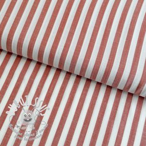 Viscose YARN DYED Stripes SMALL orange