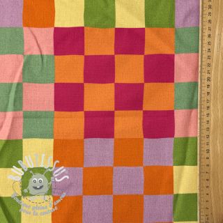 Tissu déco Joyful Block Patch digital print