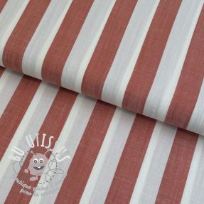 Viscose YARN DYED Stripes BIG orange