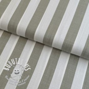 Viscose YARN DYED Stripes BIG green