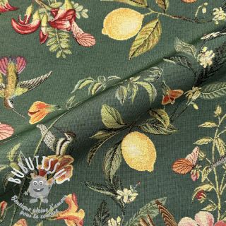 Tissu déco GOBELIN premium Lemon Tropic Artisan