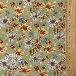 Tissu déco GOBELIN premium Floral Easter Flower