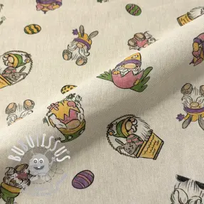 Tissu déco Linenlook Tomte Easter Egg digital print