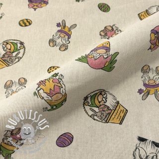 Tissu déco Linenlook Tomte Easter Egg digital print
