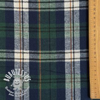 Scottish Check YARN DYED BRUSHED Atlas green