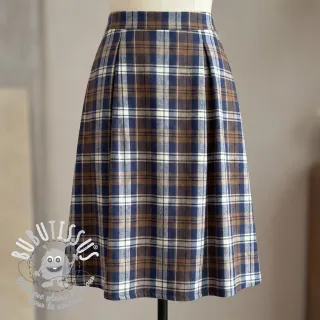 Scottish Check YARN DYED BRUSHED Atlas brown