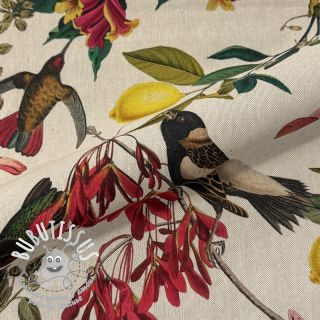 Tissu déco Linenlook Lemon Tropic Artisan digital print