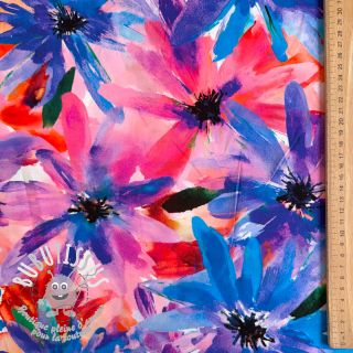 Viscose ECOVERO Flowers design D digital print