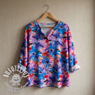 Viscose ECOVERO Flowers design D digital print