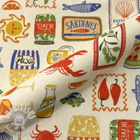 Tissu déco Mediterranean Vibe digital print