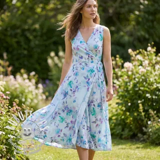 Viscose RADIANCE Flowers Wendy digital print