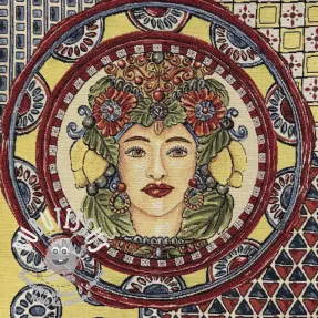 Tissu déco GOBELIN PREMIUM Sicilian Art Tapestry PANEL