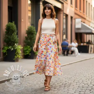 Viscose RADIANCE Flowers Jaja digital print