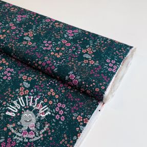 Viscose ECOVERO Flowers Galia green