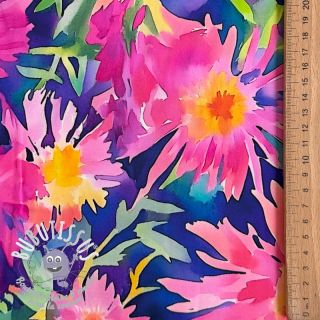 Viscose SATIN Flowers Danna digital print