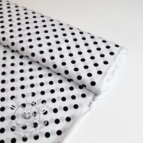 Viscose RADIANCE Polka dot white