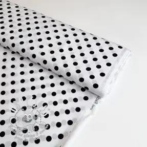 Viscose RADIANCE Polka dot white