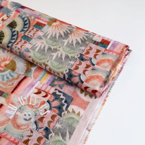 Viscose ECOVERO Abstract multi digital print