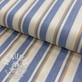 JEANS DENIM YARN DYED Stripe camel