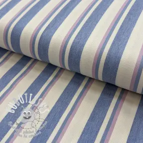 JEANS DENIM YARN DYED Stripe pink