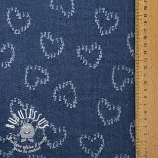 JEANS DENIM JACQUARD Hearts