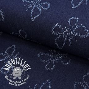 JEANS DENIM JACQUARD Butterflies