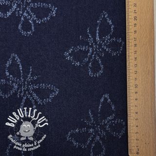 JEANS DENIM JACQUARD Butterflies