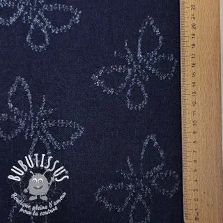 JEANS DENIM JACQUARD Butterflies