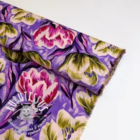 Viscose ECOVERO Flowers design A digital print
