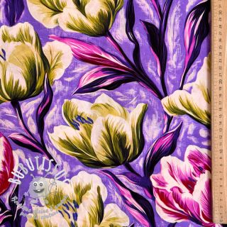 Viscose ECOVERO Flowers design A digital print