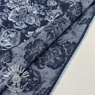 JEANS DENIM JACQUARD Flowie