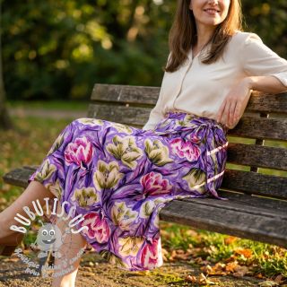 Viscose ECOVERO Flowers design A digital print