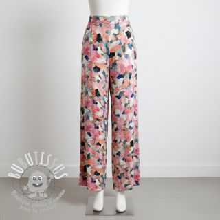 Viscose SATIN Flowers Tora digital print