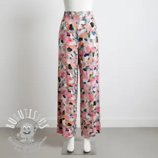 Viscose SATIN Flowers Tora digital print