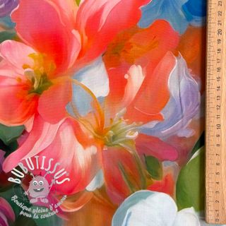 Viscose RADIANCE Flower design B digital print