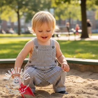 Tissu double gaze/mousseline YARN DYED Summer stripe navy