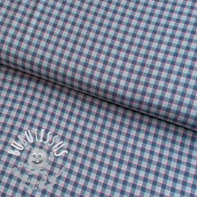 Tissu coton YARN DYED Check Anabel teal