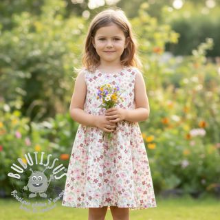 Tissu double gaze/mousseline Flowers Sisi digital print