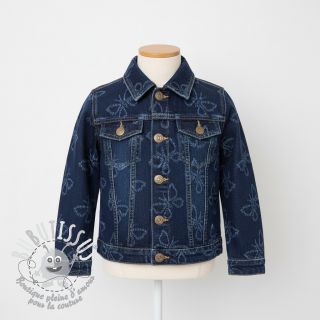 JEANS DENIM JACQUARD Butterflies