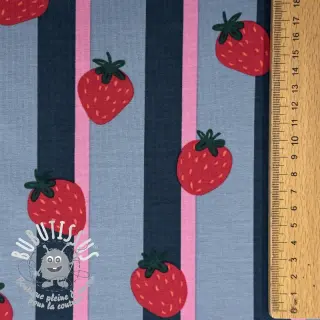 Jersey Fruits Strawberry petrol