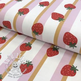 Jersey Fruits Strawberry white