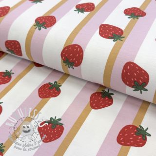 Jersey Fruits Strawberry white