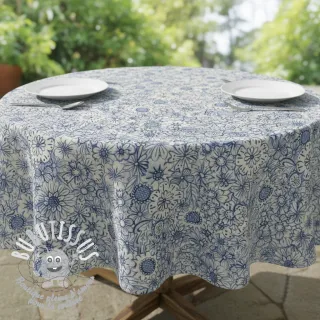 Tissu déco Linenlook Bloom Fully Mix digital print