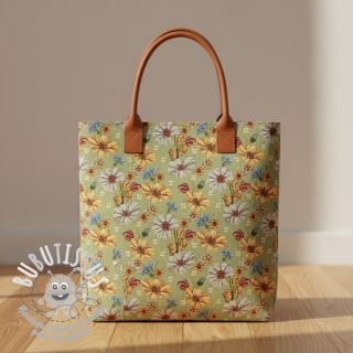 Tissu déco GOBELIN premium Floral Easter Flower